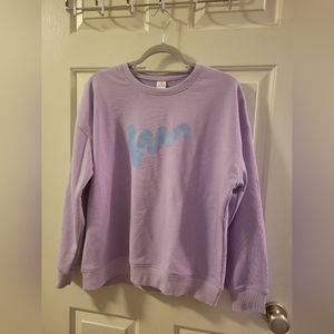 Plain Sweatshirt, Squiggle Design